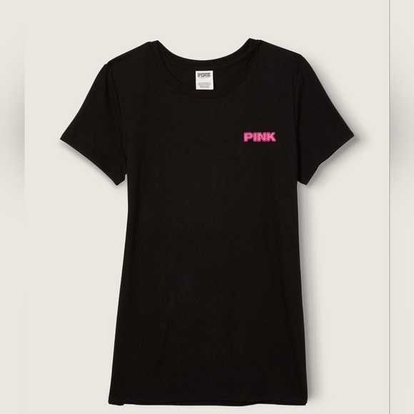 Victorias Secret Pink Tropical Shine T-Shirt. Brand New 💎 - Picture 2 of 6